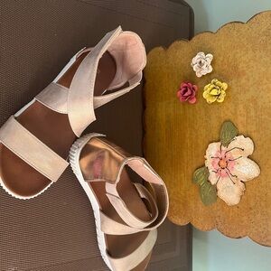 MIA Sandals in Rose Gold 4 M